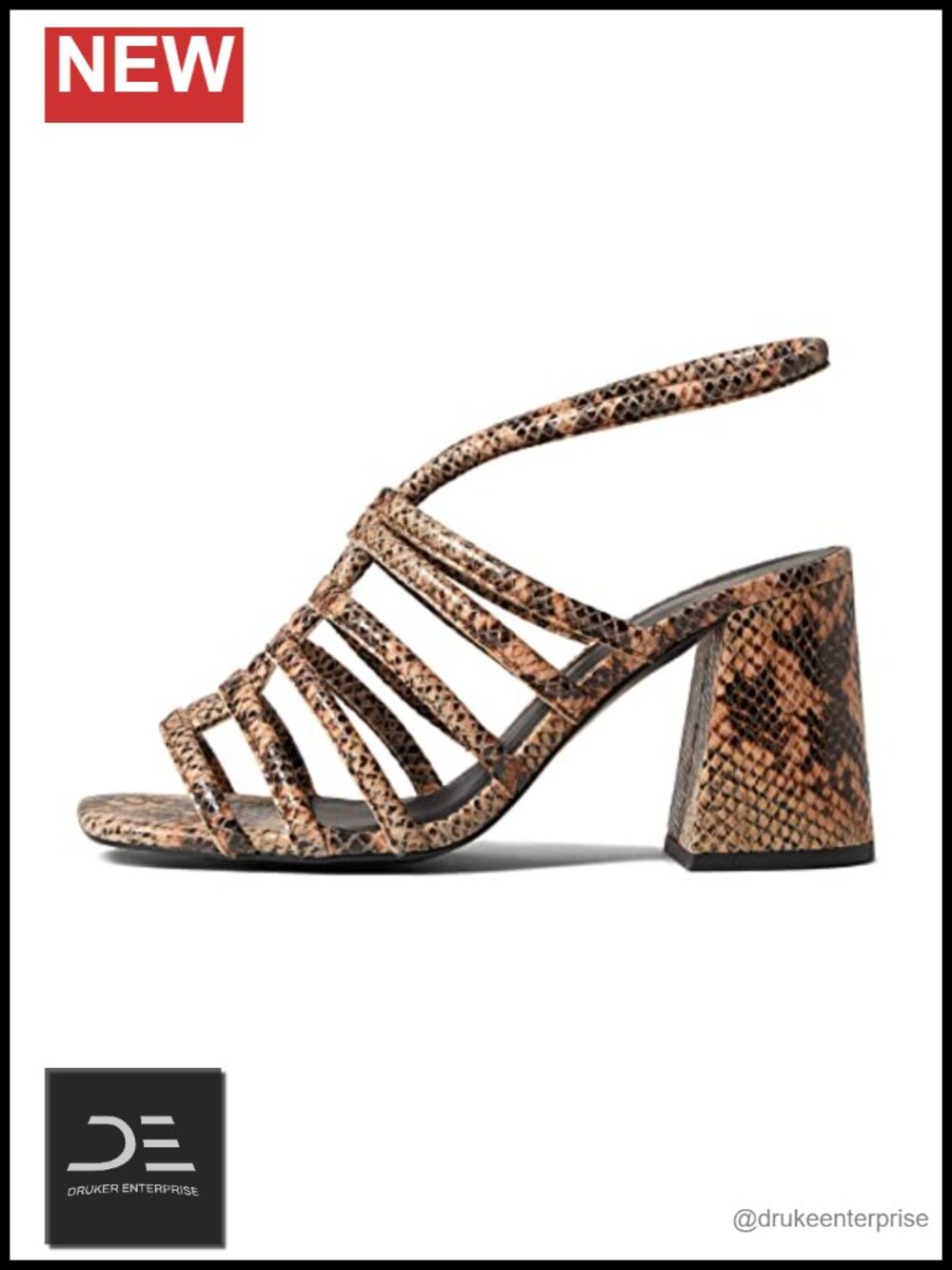 Slingback Heels Open Toe Block Heel Slip Resistant